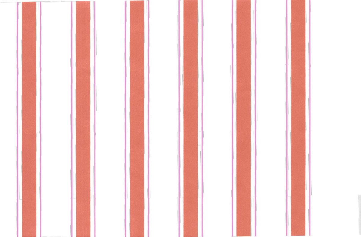 Indian Stripe Wallpaper Orange/Pink | Mally Skok Design | Interior Designer  Boston | Fabric Designer