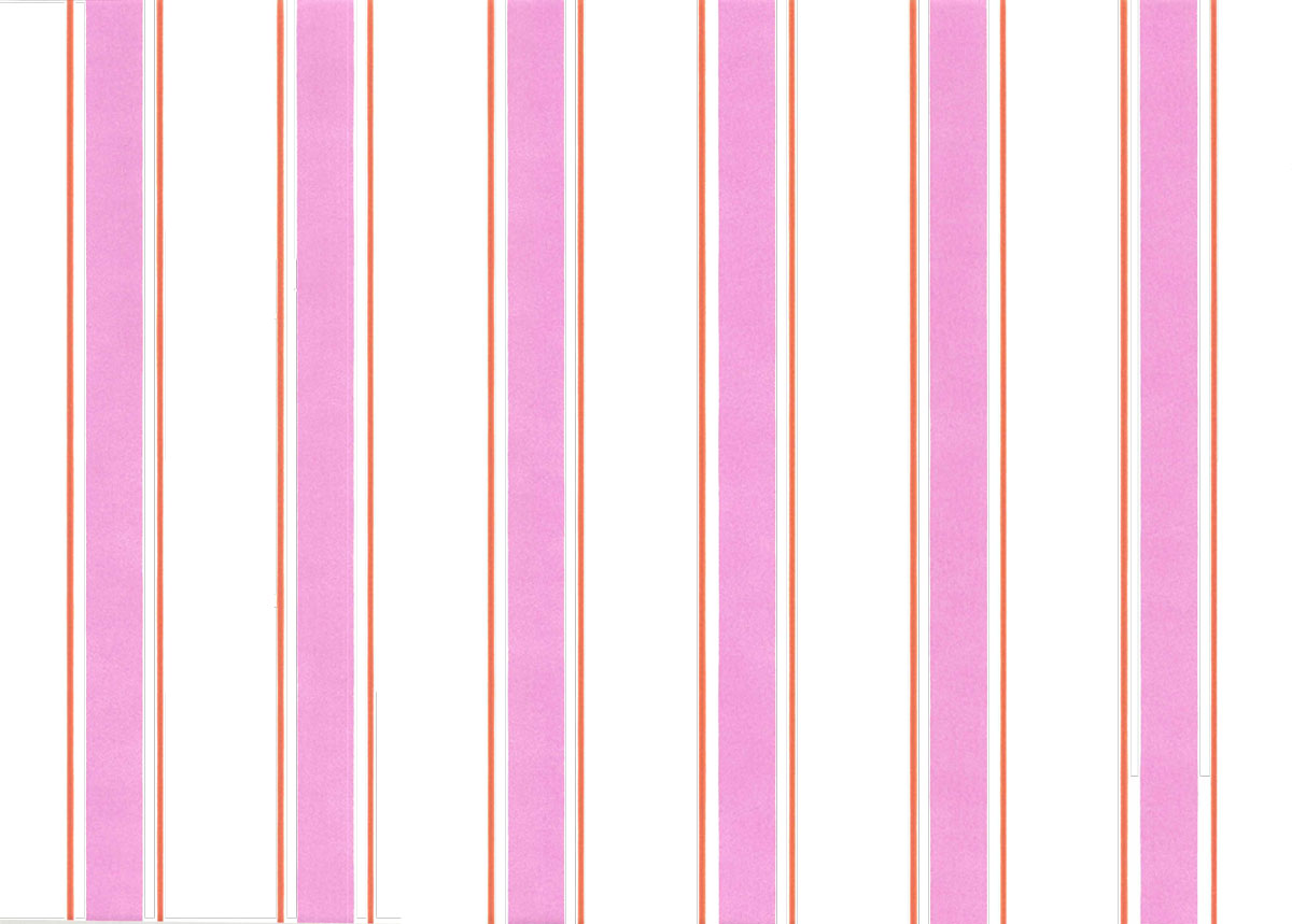 Indian Stripe Wallpaper Pink/Orange | Mally Skok Design | Interior Designer  Boston | Fabric Designer