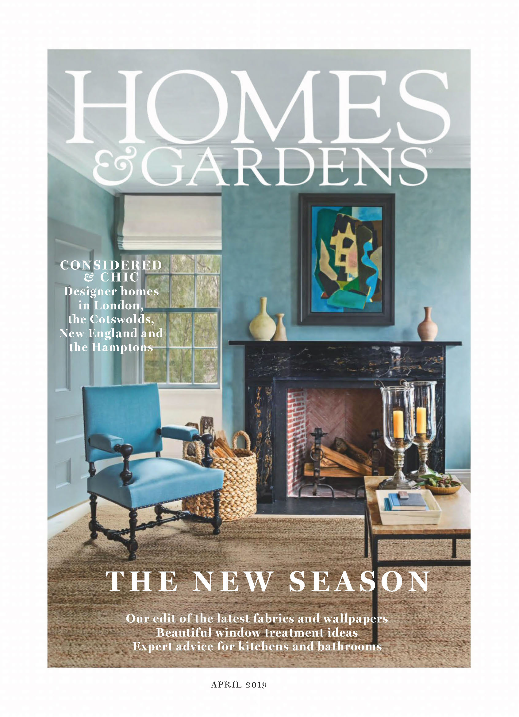 Homes & Gardens | April 2019 | Mally Skok Design | Interior Designer Boston | Fabric Designer on Garden Designs 2019
 id=22949