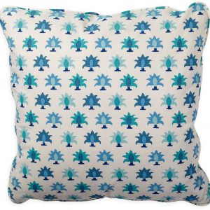 Rohet Flora Blue Pillow